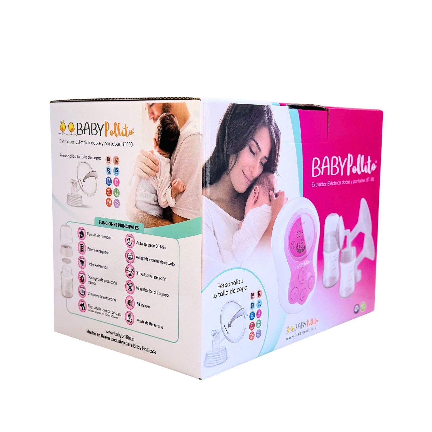 Extractor doble Baby Pollito Rosado