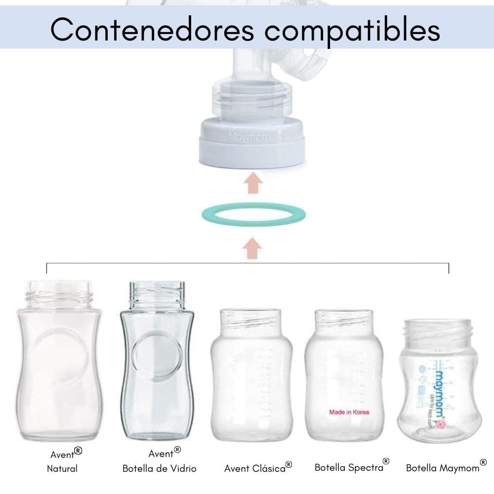 2 Convertidores de botellas para Medela®/Avent®