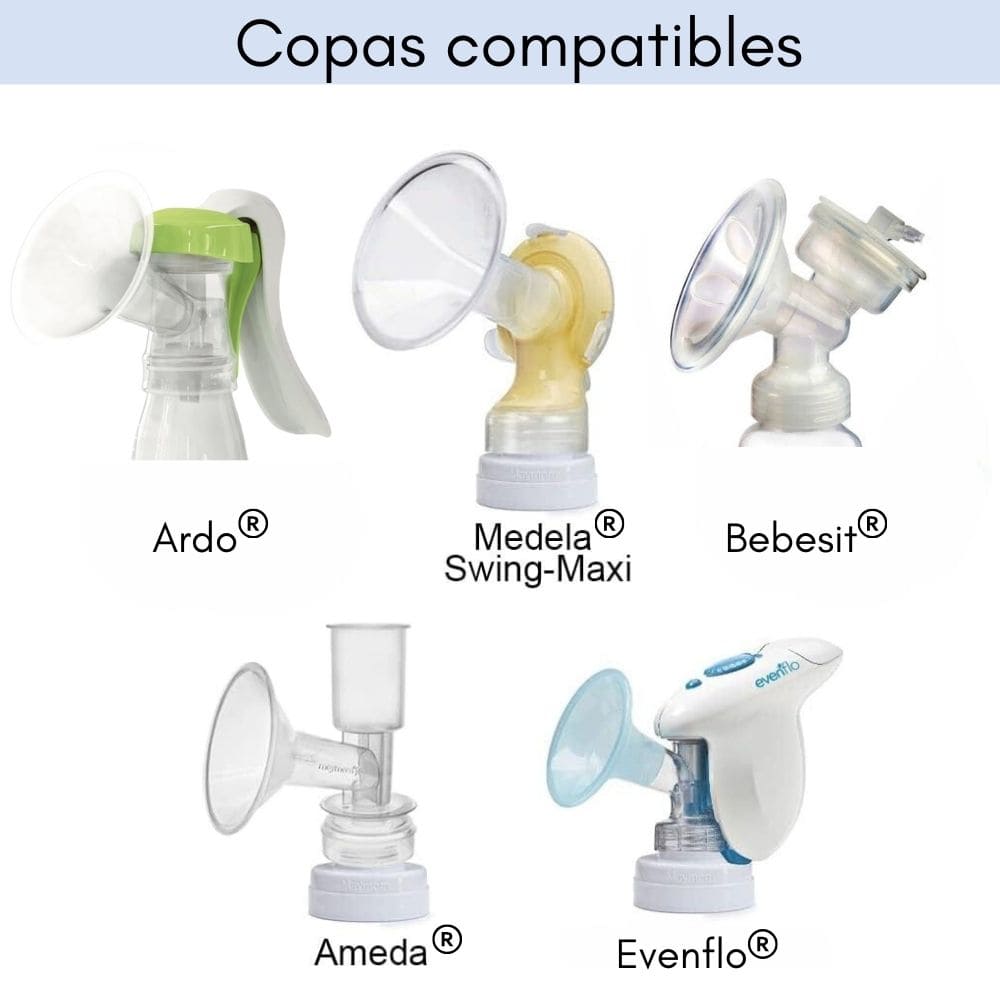 2 Convertidores de botellas para Medela®/Avent®