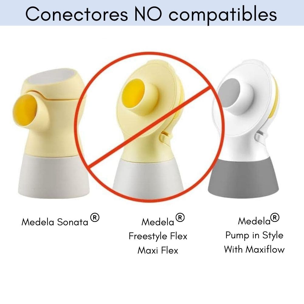2 Convertidores de botellas para Medela®/Avent®