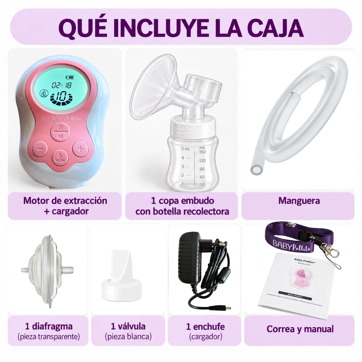Extractor eléctrico Baby Pollito Rosado