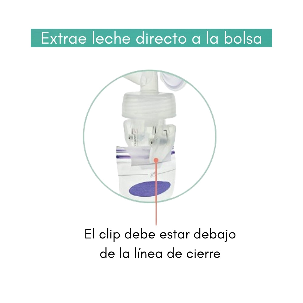 Clips extracción directa a bolsa - 2 Unidades