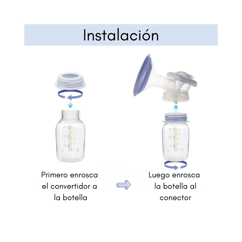 Convertidores Lansinoh® a Medela® - 2 Unidades