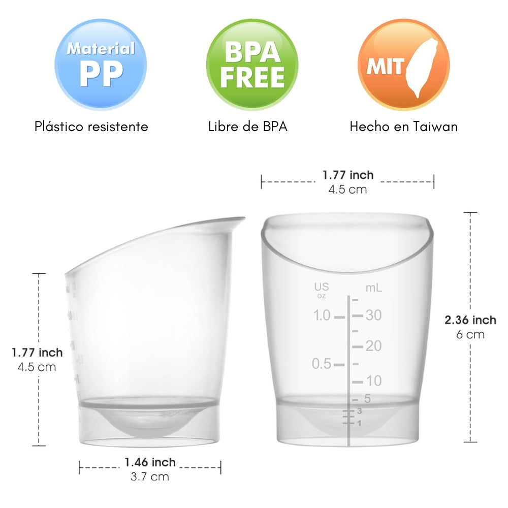 2 Vasitos de Alimentación 30ml