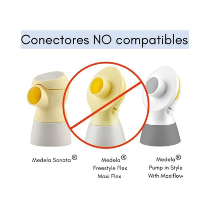 Convertidores Medela® a Avent® - 2 Unidades