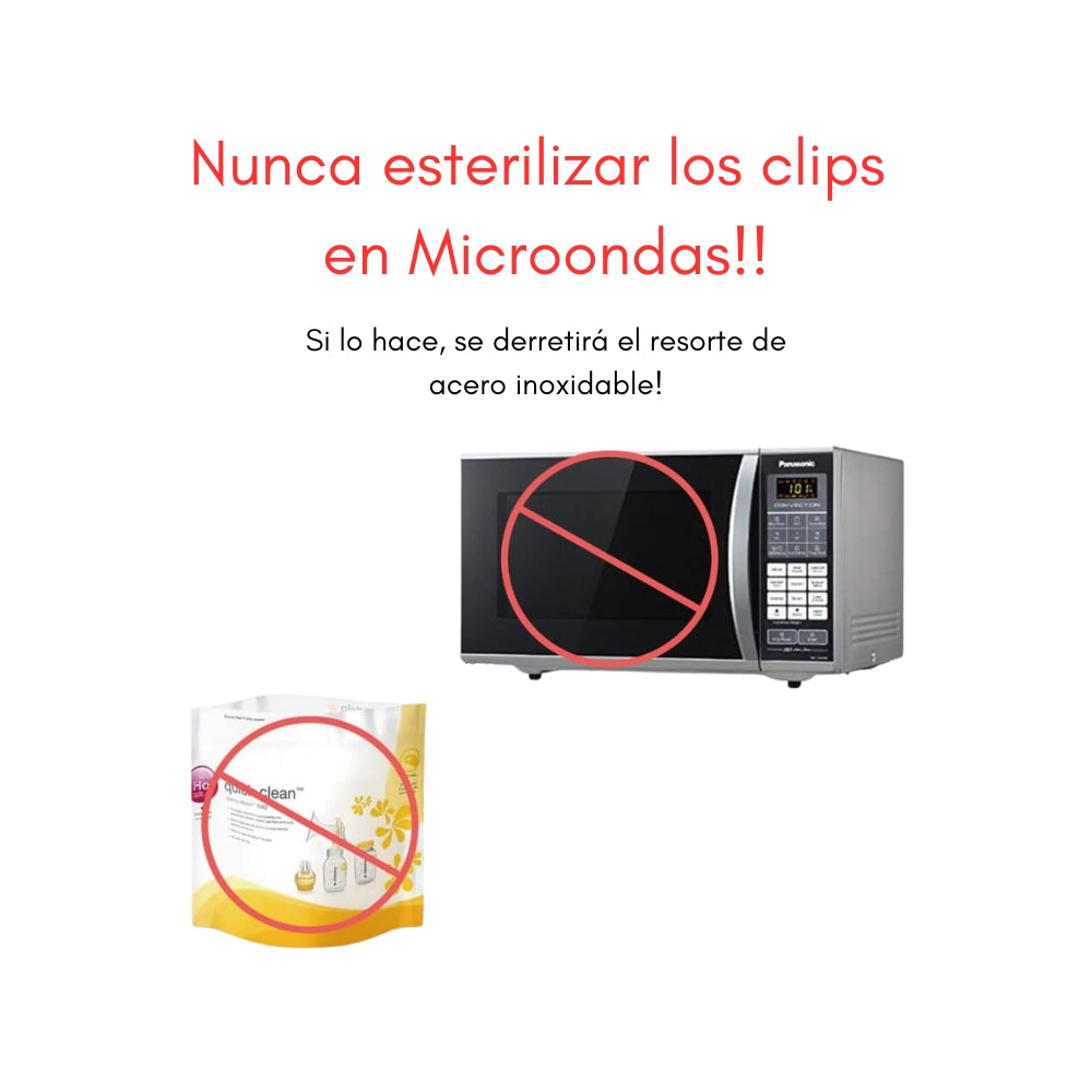 Clips extracción directa a bolsa - 2 Unidades