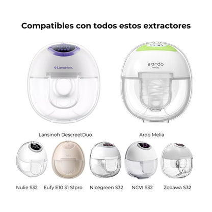 Kit repuestos Lansinoh DiscreetDuo | Ardo Melia | NCVI S32