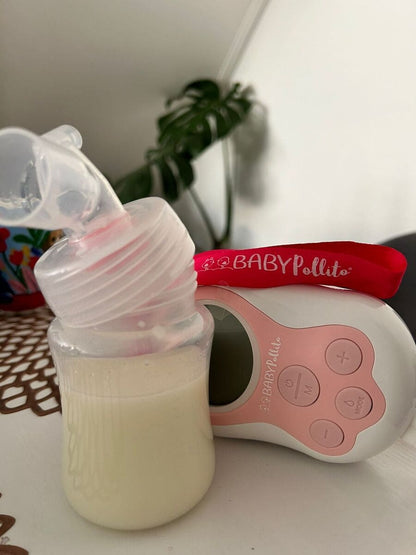 Extractor de leche materna eléctrico Baby Pollito Rosado