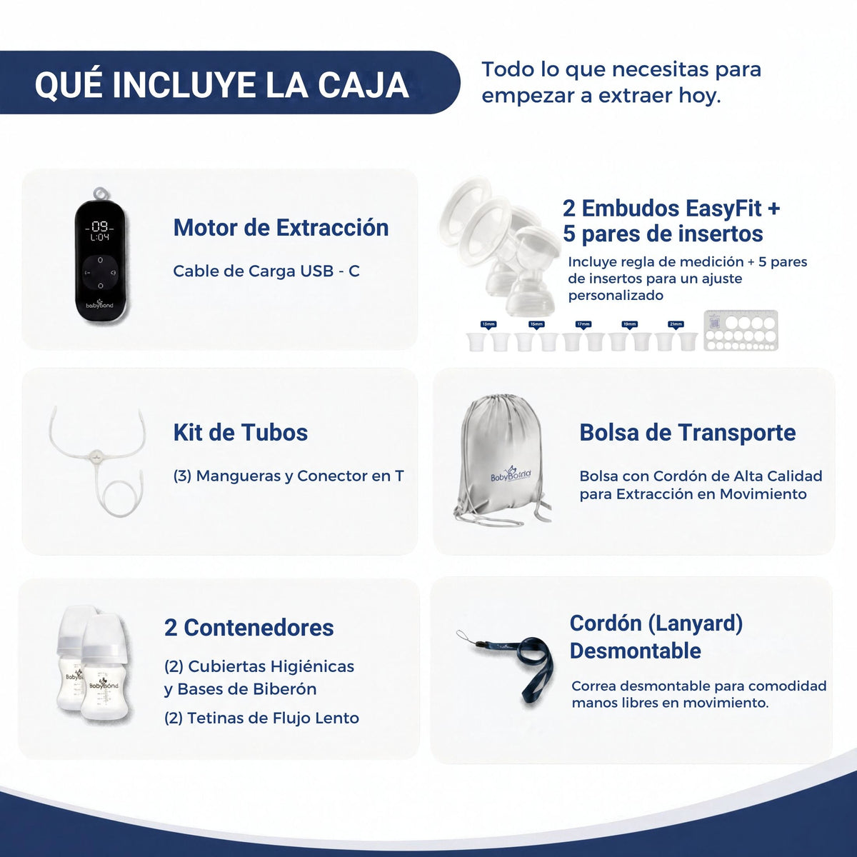 Extractor doble BabyBuddha 3.0 con EasyFit Kit