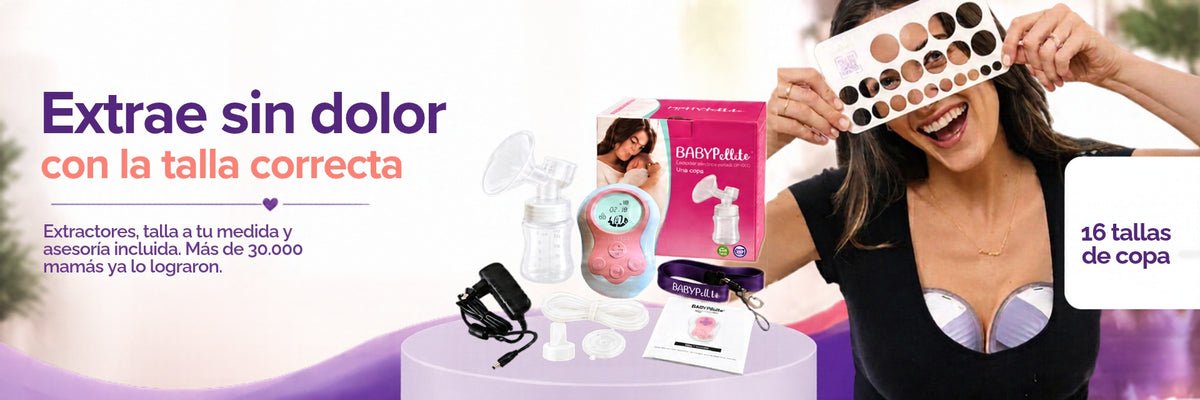 Extrae sin dolor con la talla correcta - Baby Pollito